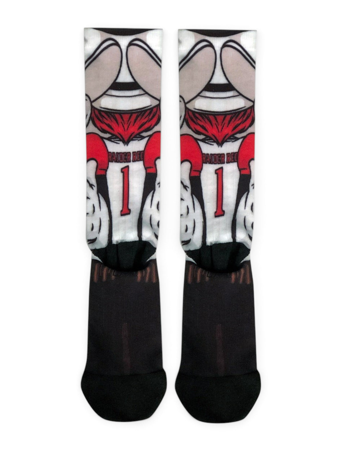 Texas Tech Red Raiders Double T Raider Red "HyperOptic" Socks – Detail
