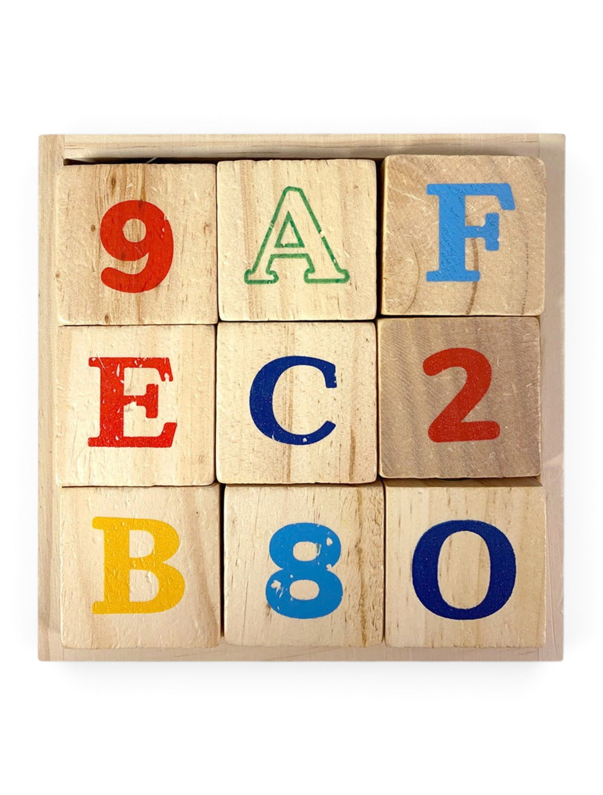 Texas Tech Red Raiders Double T Wooden Block Set – Image 4 view