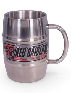 Texas Tech Red Raiders Double Wall Barrel Tankard – Front view