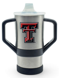 Texas Tech Red Raiders Double Walled 8 oz Sippy Cup – Front view