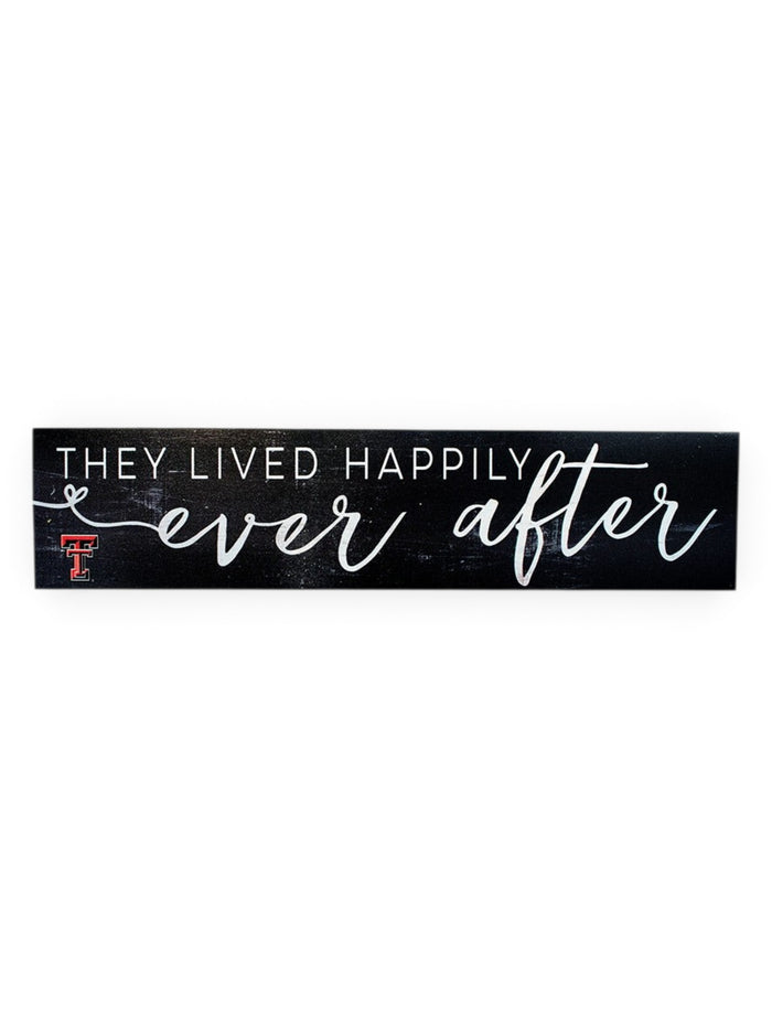 Texas Tech Red Raiders "Ever After" with Double T Wall Decor – Front view