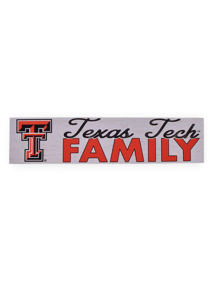 Texas Tech Red Raiders Family with Double T Wall Art – Front view