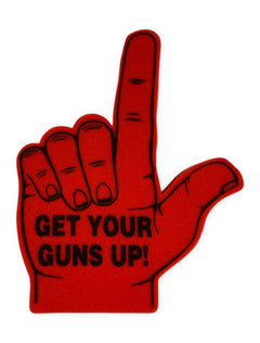 Texas Tech Red Raiders Foam Guns Up Hand – Side view