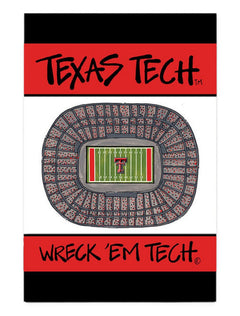 Texas Tech Red Raiders Football Stadium Garden Flag – Front view