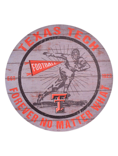 Texas Tech Red Raiders "Forever No Matter What"  Wall Art – Front view