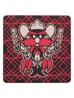 Texas Tech Red Raiders Geometric Raider Red Coaster – Front view
