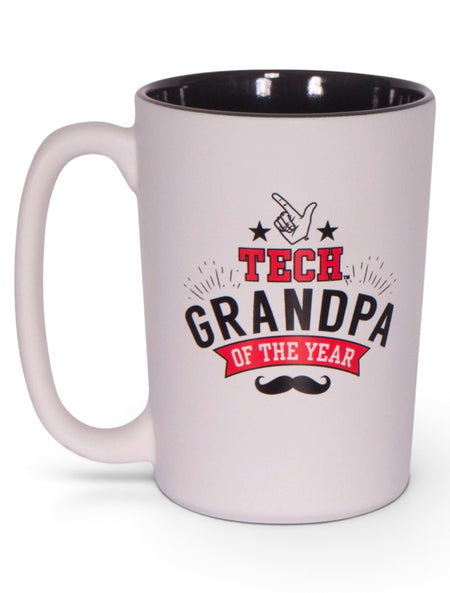 Texas Tech Red Raiders Grandpa of the Year Two Tone Coffee Mug – Front view