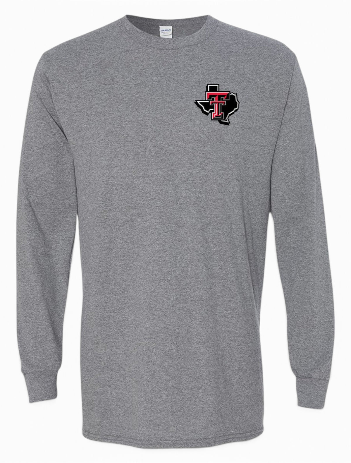 Texas Tech Red Raiders "Guns Up Drill Down" Long Sleeve T-Shirt – Back view