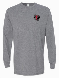 Texas Tech Red Raiders "Guns Up Drill Down" Long Sleeve T-Shirt – Back view