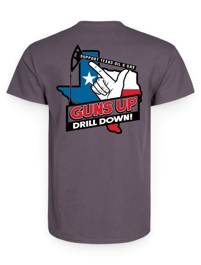 Texas Tech Red Raiders "Guns Up Drill Down" T-Shirt – Front view