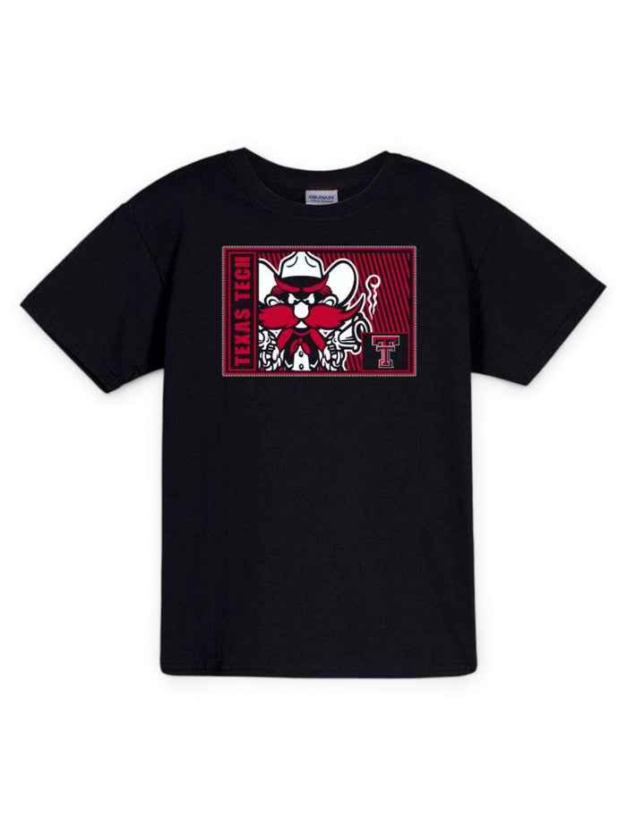 Texas Tech Red Raiders "High Density" Raider Red YOUTH T-Shirt – Front view