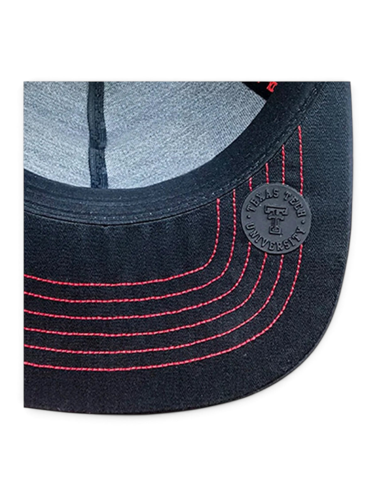Texas Tech Red Raiders Hooey Hat with Vintage Red Raiders Patch Snapback YOUTH Cap – Image 4 view
