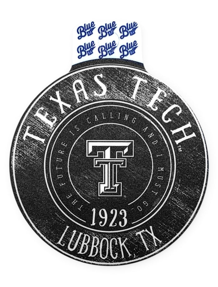 Texas Tech Red Raiders "Hopscotch Minted" Decal – Front view