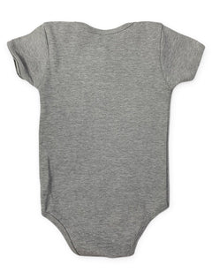 Texas Tech Red Raiders "Leopard Pride" INFANT Onesie In Grey – Back view