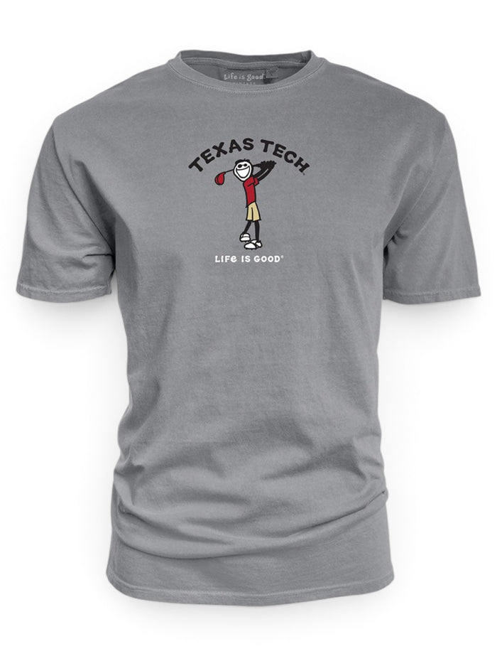 Texas Tech Red Raiders Life is Good " Golf " T-Shirt – Front view