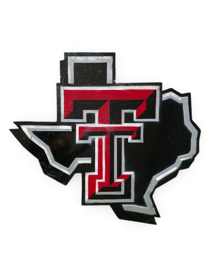 Texas Tech Red Raiders Lonestar Pride Logo Metal Wall Decor – Front view