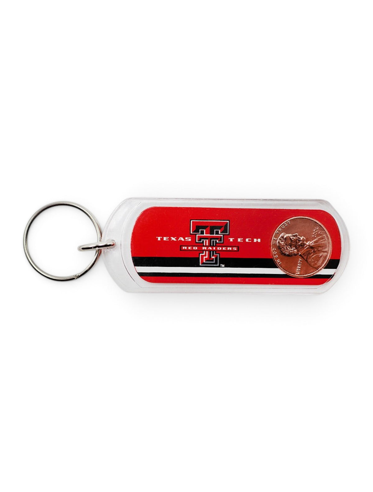 Texas Tech Red Raiders Lucky Penny Keychain – Detail