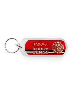 Texas Tech Red Raiders Lucky Penny Keychain – Front view