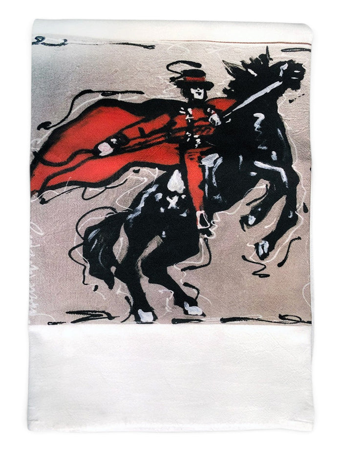 Texas Tech Red Raiders Masked Rider Tea Towel – Front view