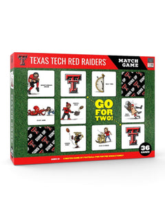Texas Tech Red Raiders Memory Match Game – Front view