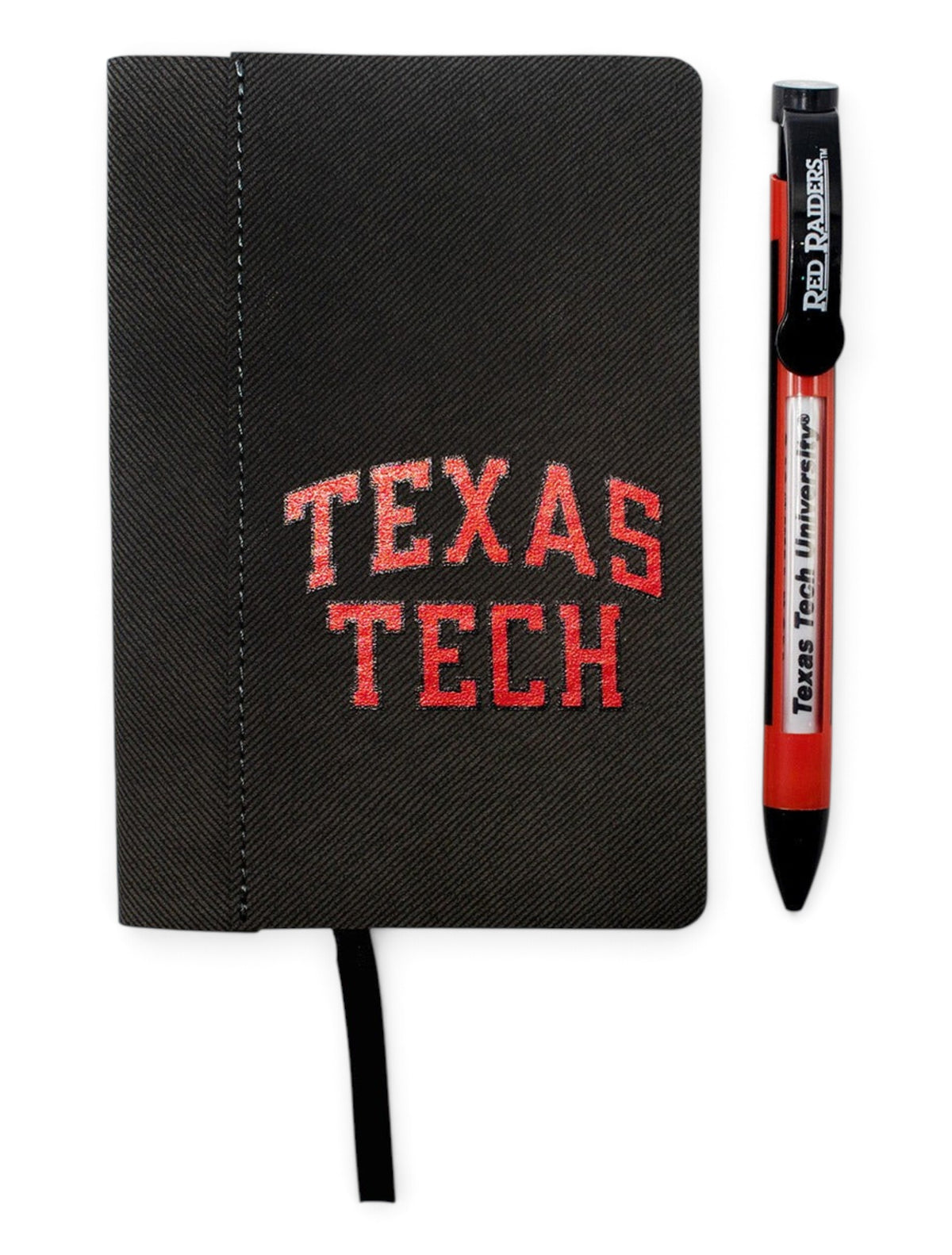 Texas Tech Red Raiders Message Pen and 4x6 Notebook Gift Set – Front view
