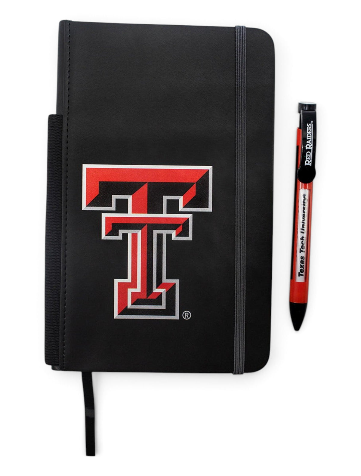 Texas Tech Red Raiders Message Pen and 5x8 Notebook Gift Set – Front view