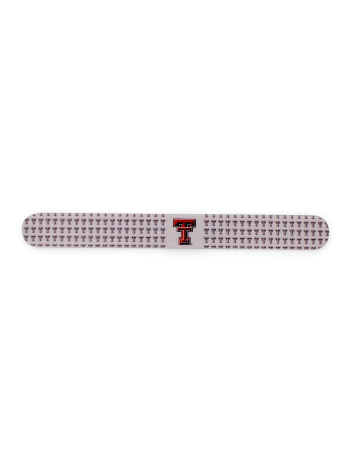 Texas Tech Red Raiders Mini Double T Wrap Nail File – Front view