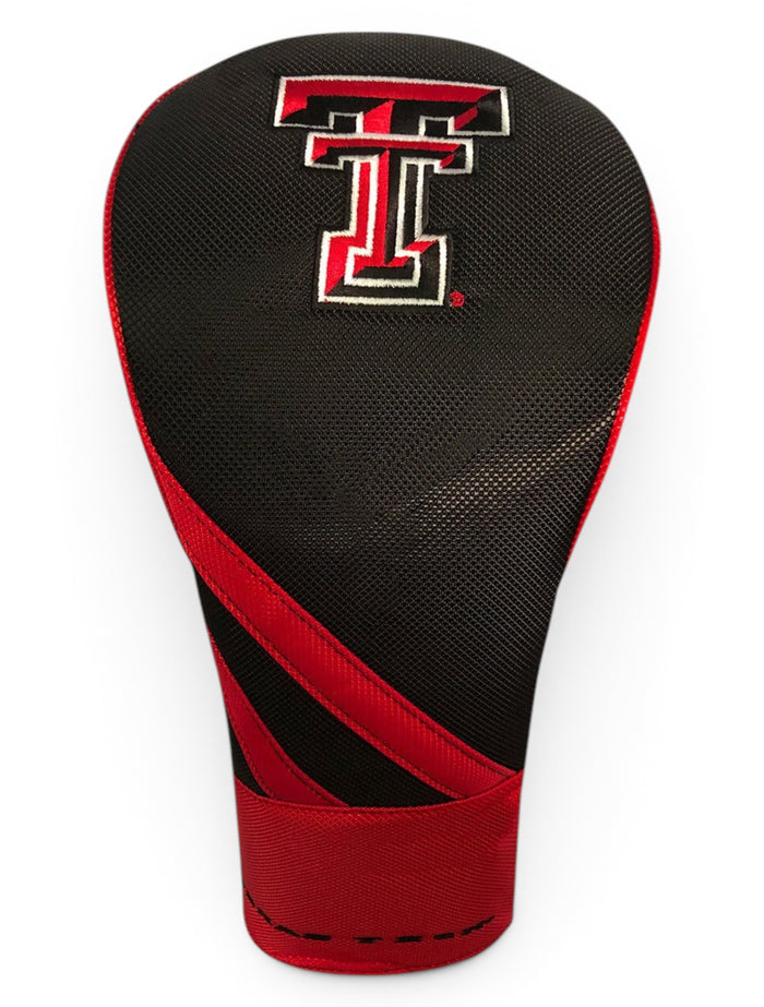 Texas Tech Red Raiders Nylon Driver Head Cover – Front view