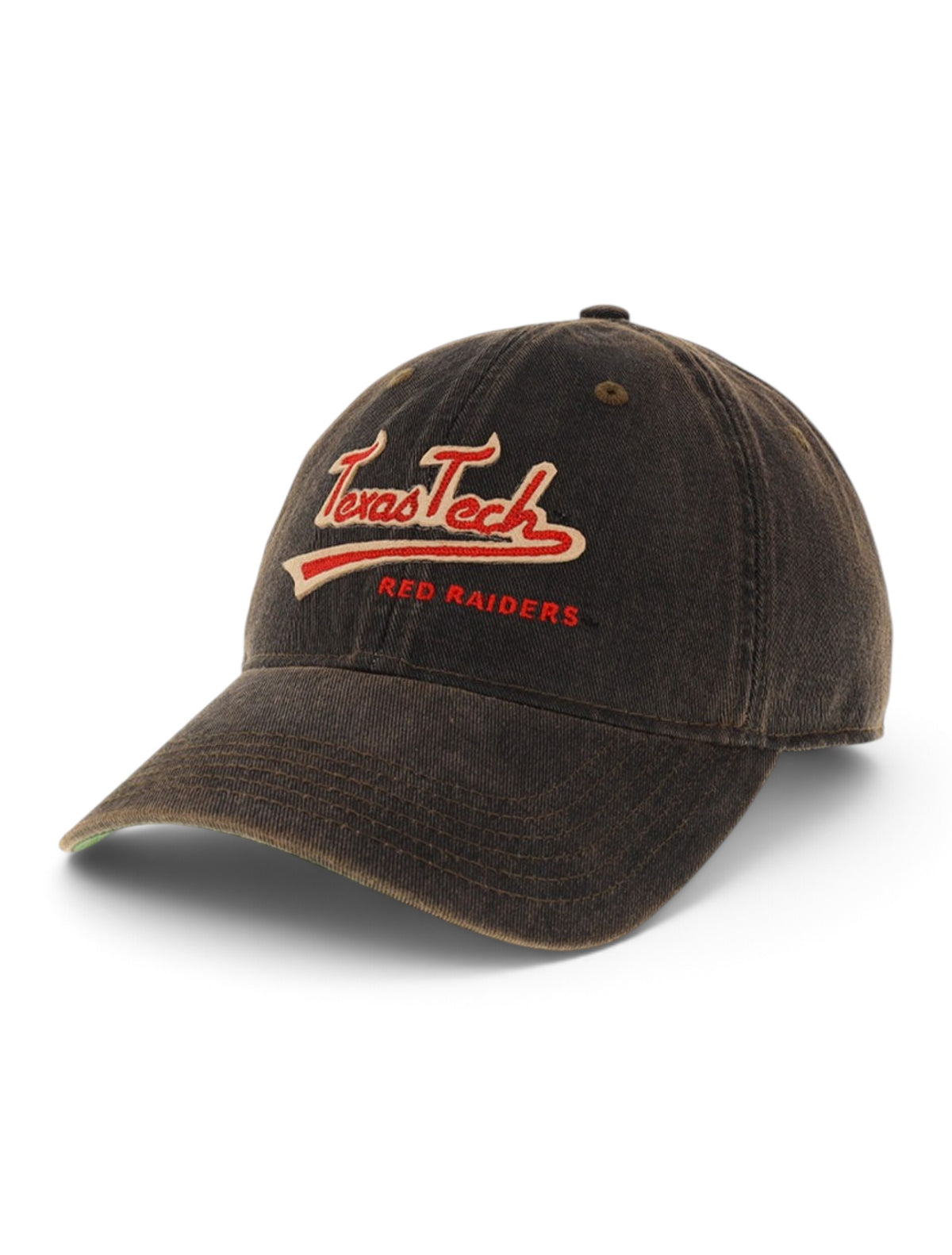 Texas Tech Red Raiders "Old Tail" Adjustable Cap – Black front view
