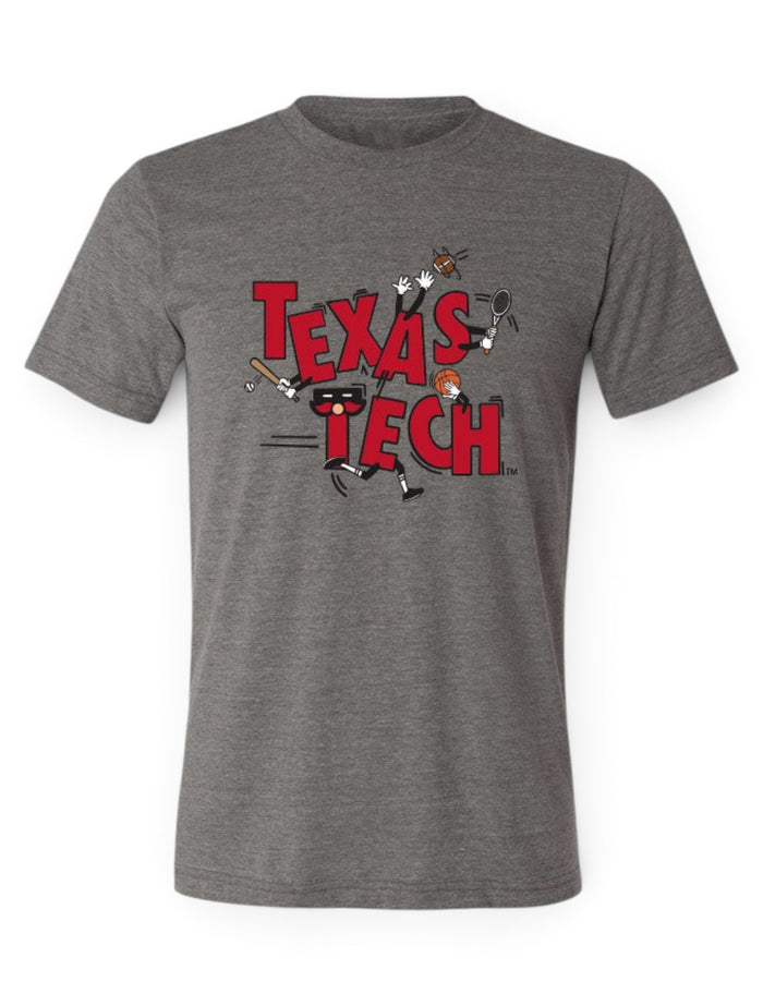 Texas Tech Red Raiders "Olympiletters" YOUTH T-shirt – Front view