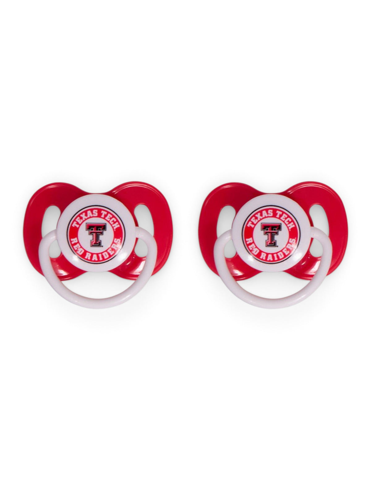 Texas Tech Red Raiders Pacifier Double Pack – Front view