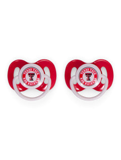 Texas Tech Red Raiders Pacifier Double Pack – Front view