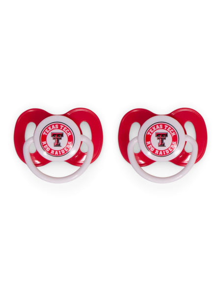Texas Tech Red Raiders Pacifier Double Pack – Front view