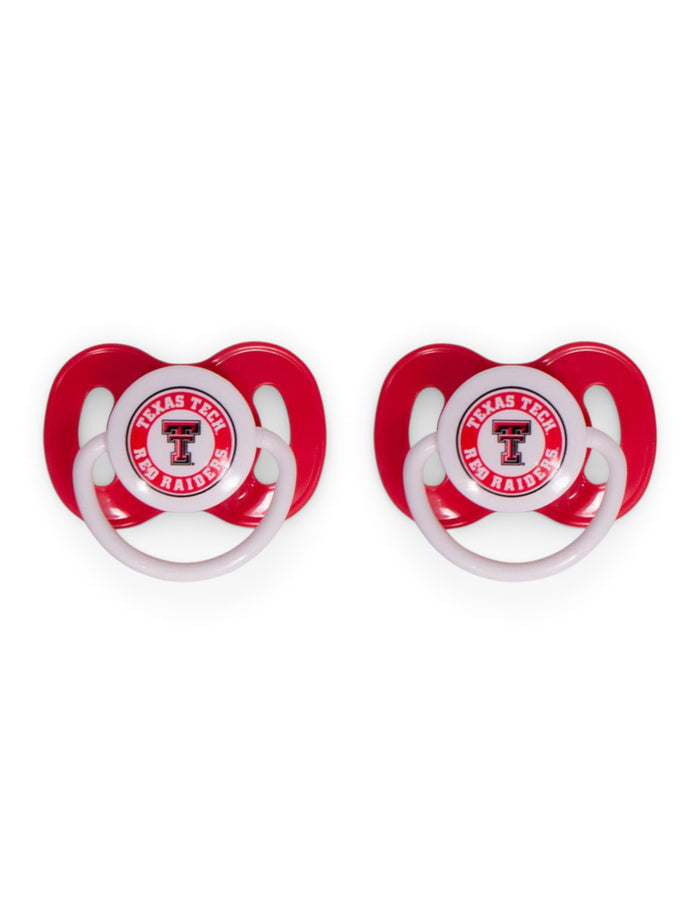 Texas Tech Red Raiders Pacifier Double Pack – Front view