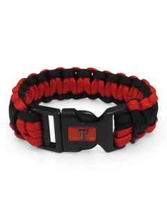Texas Tech Red Raiders Paracord "Survivor" Bracelet – Front view