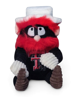 Texas Tech Red Raiders Plush Raider Red Knotted Dog Toy – Side view