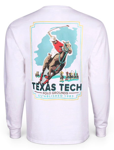 Texas Tech Red Raiders "Polo Grounds" Long Sleeve T-Shirt – Front view