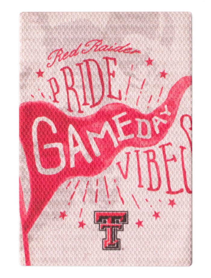 Texas Tech Red Raiders Pride Gameday Vibes Canvas Wrapped Magnet – Front view