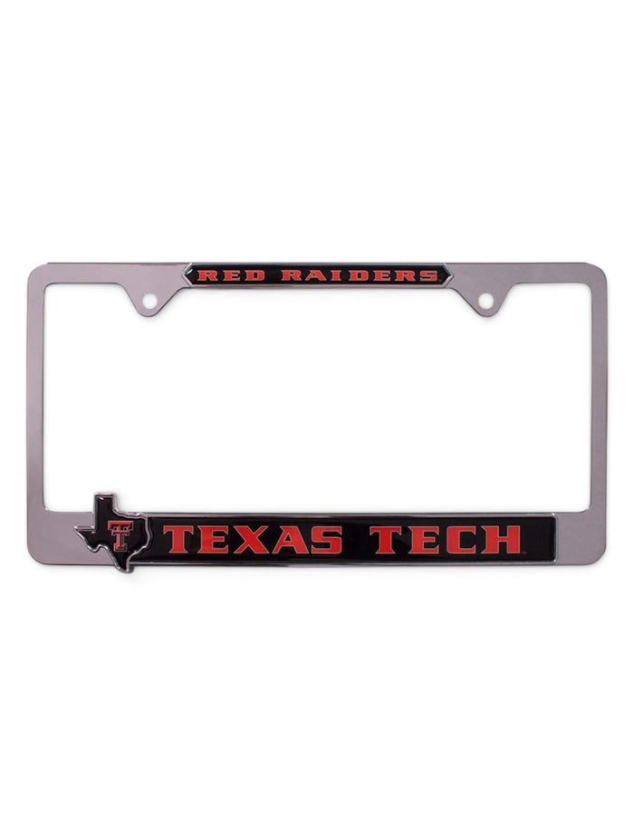 Texas Tech Red Raiders Pride License Plate Frame – Front view