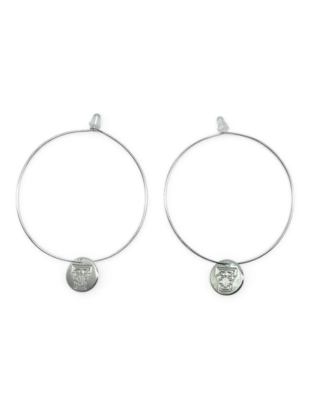 Texas Tech Red Raiders "Quinn" Earrings – Front view