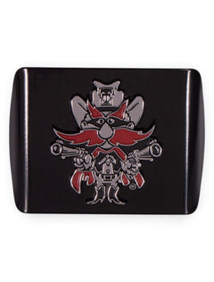 Texas Tech Red Raiders Raider Red Black Hitch Cover – In room