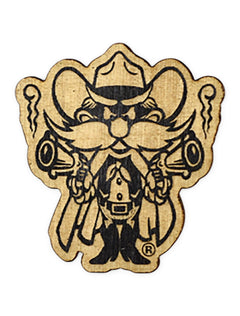 Texas Tech Red Raiders Raider Red Lapel Pin – Front view