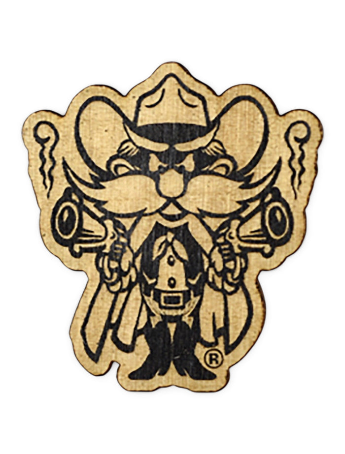 Texas Tech Red Raiders Raider Red Lapel Pin – Front view
