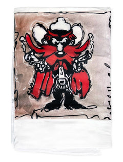 Texas Tech Red Raiders Raider Red Tea Towel – Front view