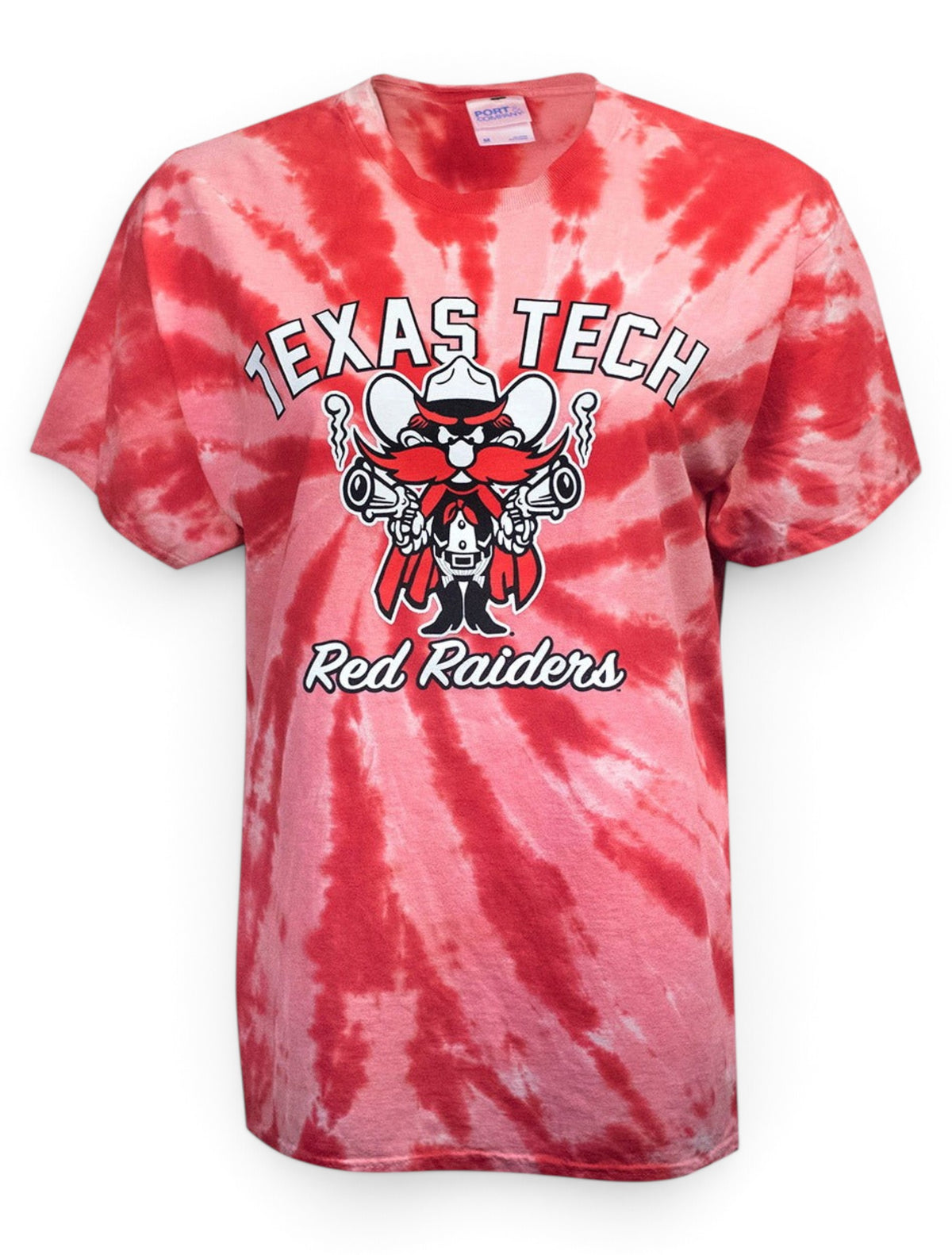Texas Tech Red Raiders Raider Red Tie Dye T-Shirt – Detail
