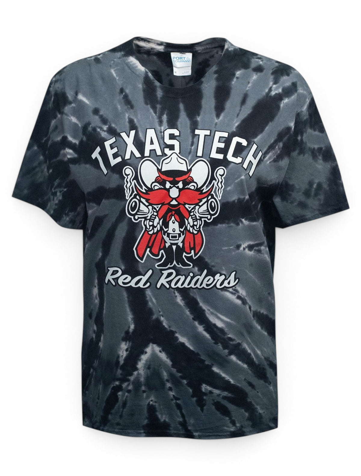 Texas Tech Red Raiders Raider Red Tie Dye T-Shirt – Front view