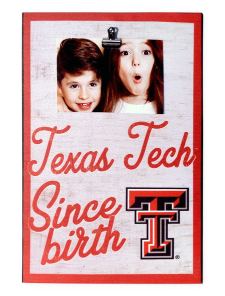 Texas Tech Red Raiders "Since Birth"  Wall Art – Front view