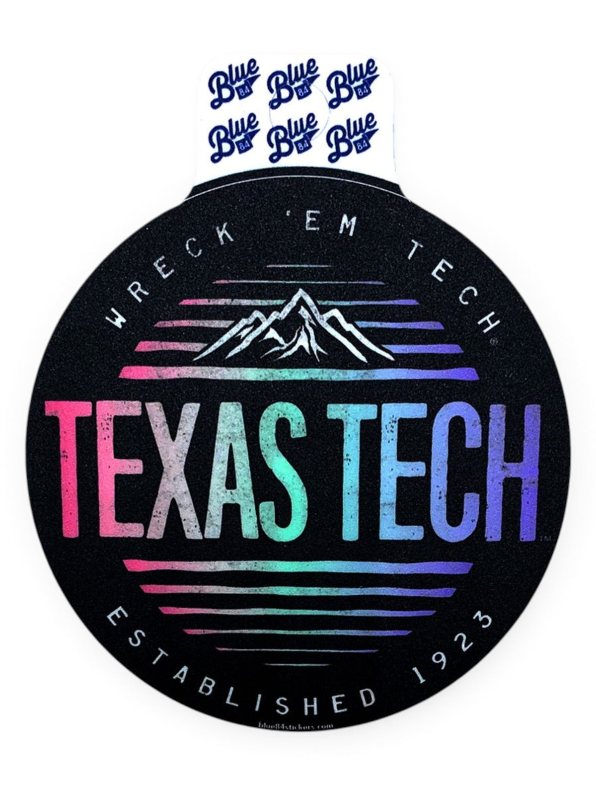 Texas Tech Red Raiders "Smooth Move" Decal – Front view