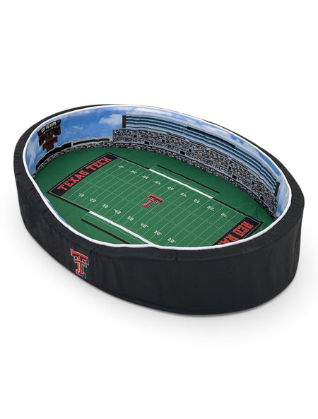 Texas Tech Red Raiders Stadium Dog Bed – Front view