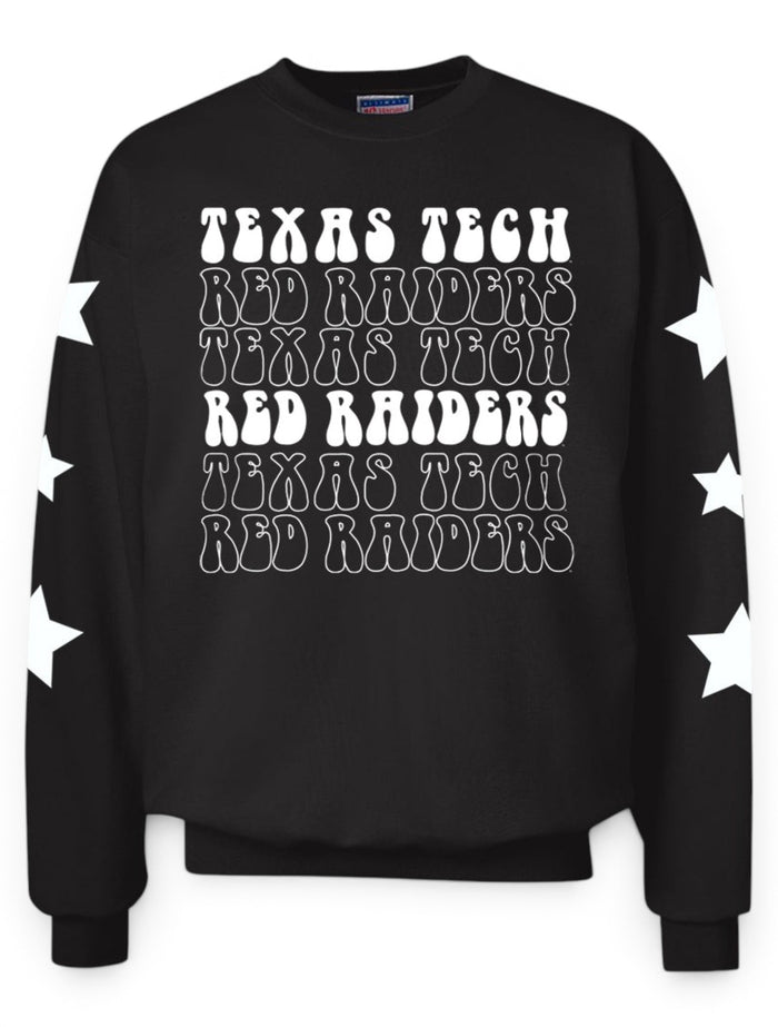 Texas Tech Red Raiders "Starry Night" Sweatshirt – Front view